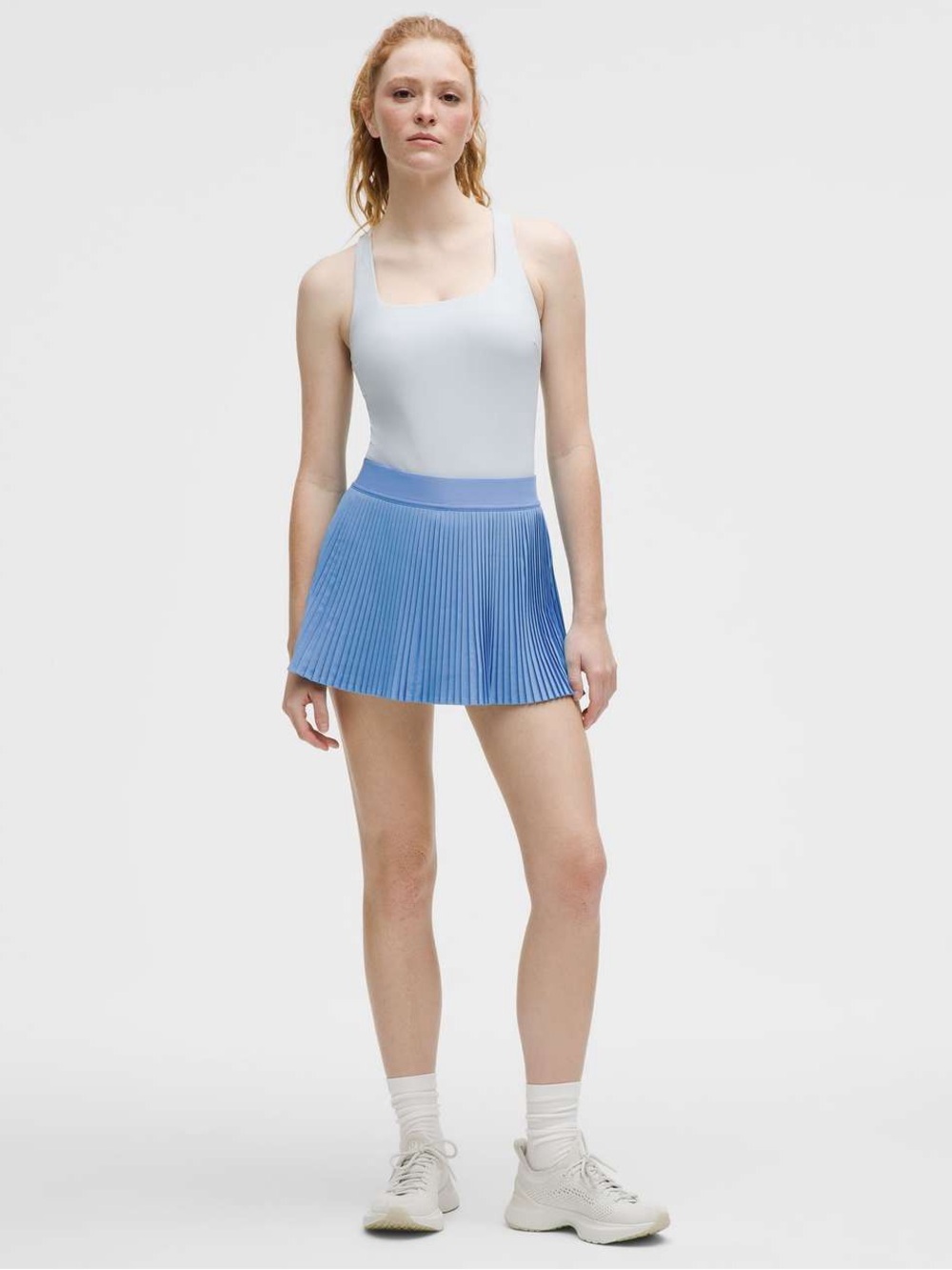 Lululemon Blue Pleated Tennis Skirt Built In Shorts Athletic Size 0 Mini